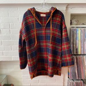 Vintage Pendleton Wool Zippered Hoodie